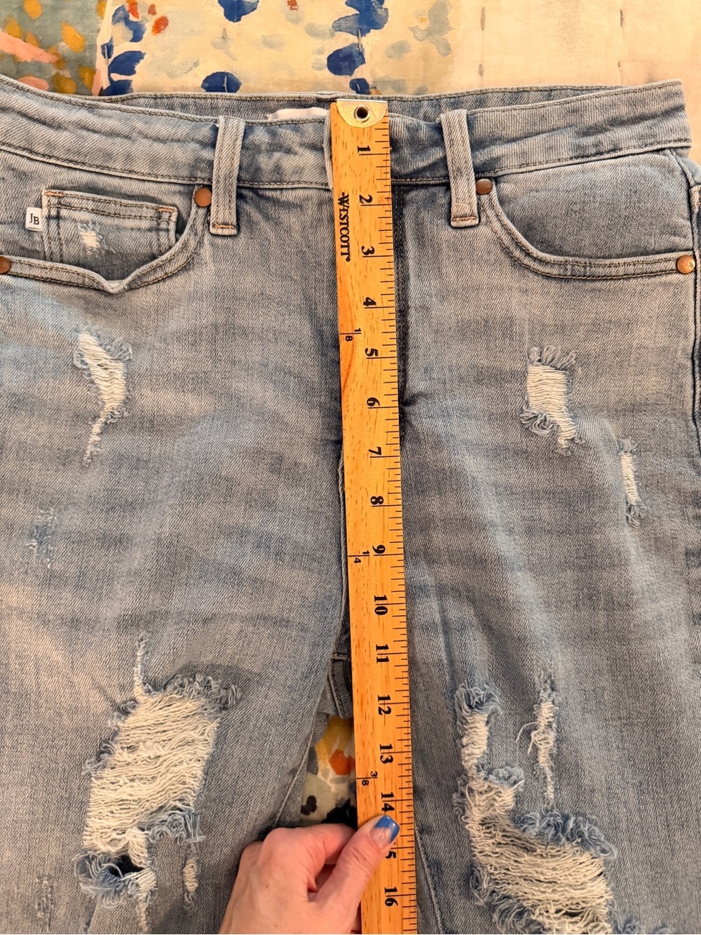 JUDY BLUE 9/29 High-Rise Tummy Control Top Ripped Skinny Jeans - Picture 8 of 11